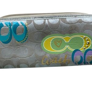 Vintage Poppy Coach wallet - used condition